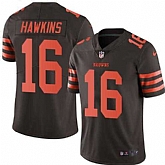 Nike Men & Women & Youth Browns 16 Andrew Hawkins Brown Color Rush Limited Jersey,baseball caps,new era cap wholesale,wholesale hats